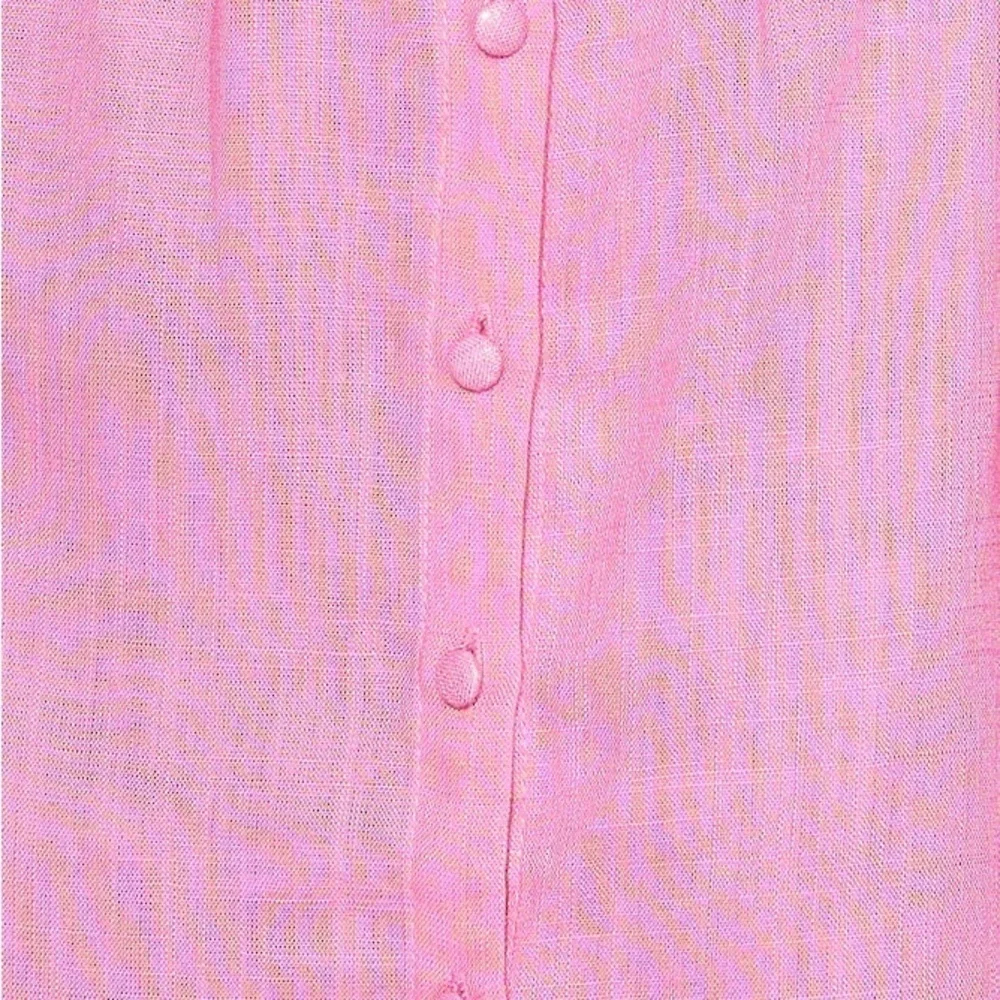 NWT Linen Hello Molly size XL STYLE ME YOUR WAY SHIRT DRESS PINK balloon - Picture 6 of 16